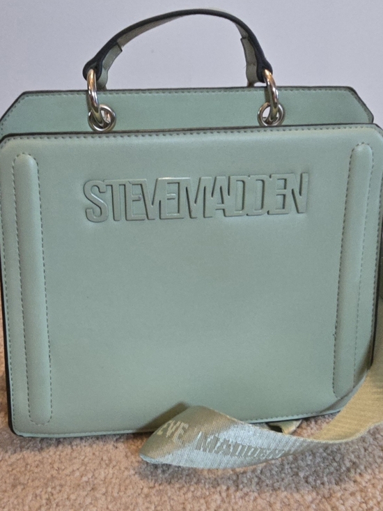 Steve Madden Handbags - Steve Madden Bevelyn Mint Green Top-Handle Satchel